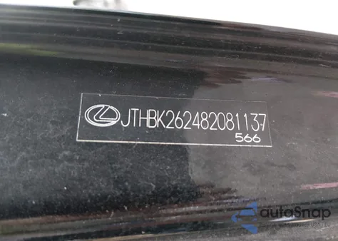 2008 Lexus Is 250 из США, поврежденный, VIN JTHBK262482081137